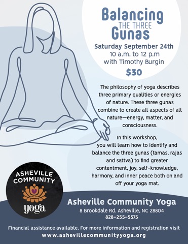 3 Gunas Workshop